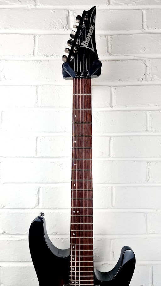 IBANEZ S520 TRANSPARENT BLACK SUNBURST ELECTRIC GUITAR