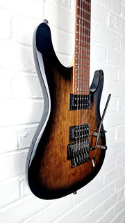 IBANEZ S520 TRANSPARENT BLACK SUNBURST ELECTRIC GUITAR