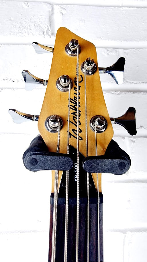 WASHBURN XB500 BANTAM 5 STRING ACTIVE BASS TRANSPARENT GREEN