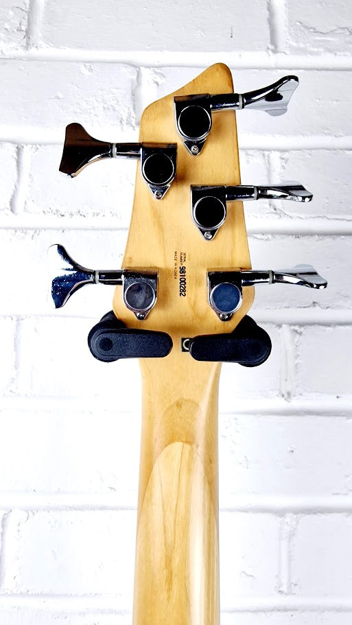 WASHBURN XB500 BANTAM 5 STRING ACTIVE BASS TRANSPARENT GREEN