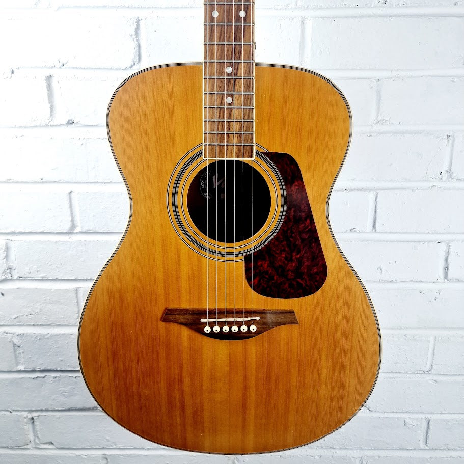 VINTAGE V300 NATURAL PARLOUR ACOUSTIC FOLK GUITAR