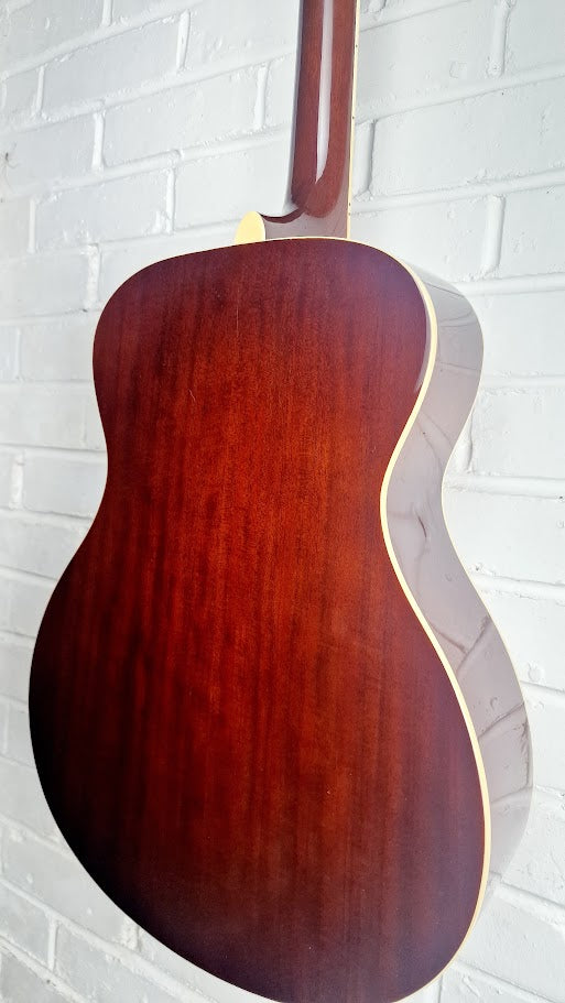 VINTAGE V300 NATURAL PARLOUR ACOUSTIC FOLK GUITAR