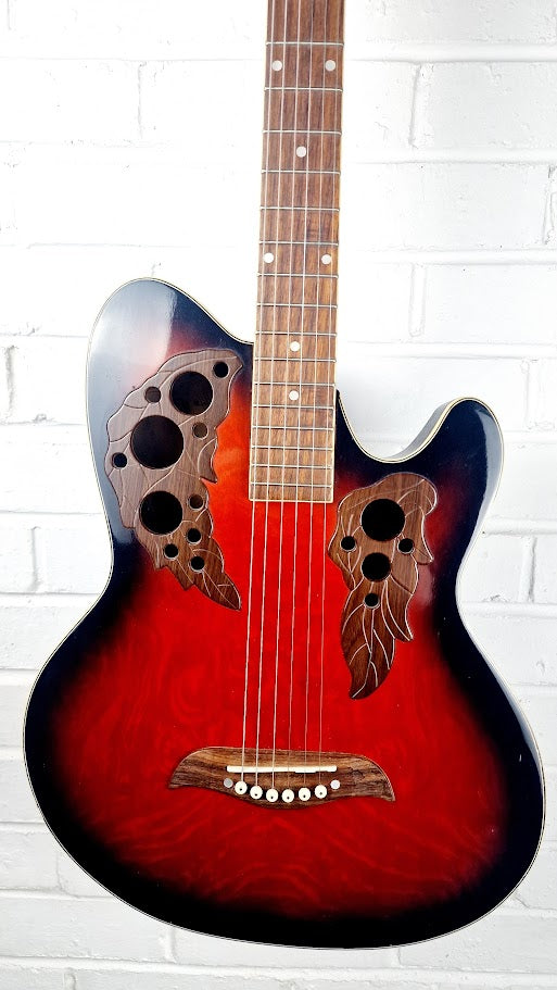 MELODY ROUNDBACK RED ACOUSTIC GUITAR