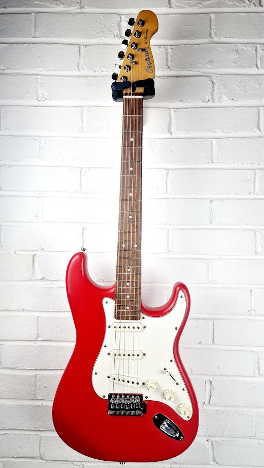 CRUISER BY CRAFTER RED STRATOCASTER ELECTRIC GUITAR