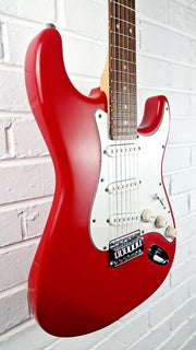 CRUISER BY CRAFTER RED STRATOCASTER ELECTRIC GUITAR