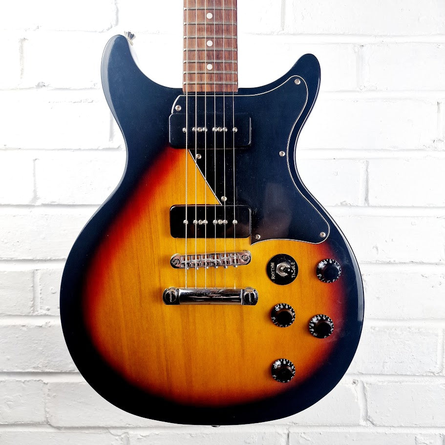 CRUISER BY CRAFTER SUNBURST DOUBLE CUTAWAY P90 ELECTRIC GUITAR