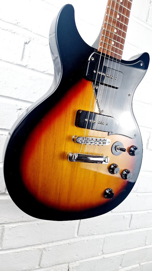 CRUISER BY CRAFTER SUNBURST DOUBLE CUTAWAY P90 ELECTRIC GUITAR
