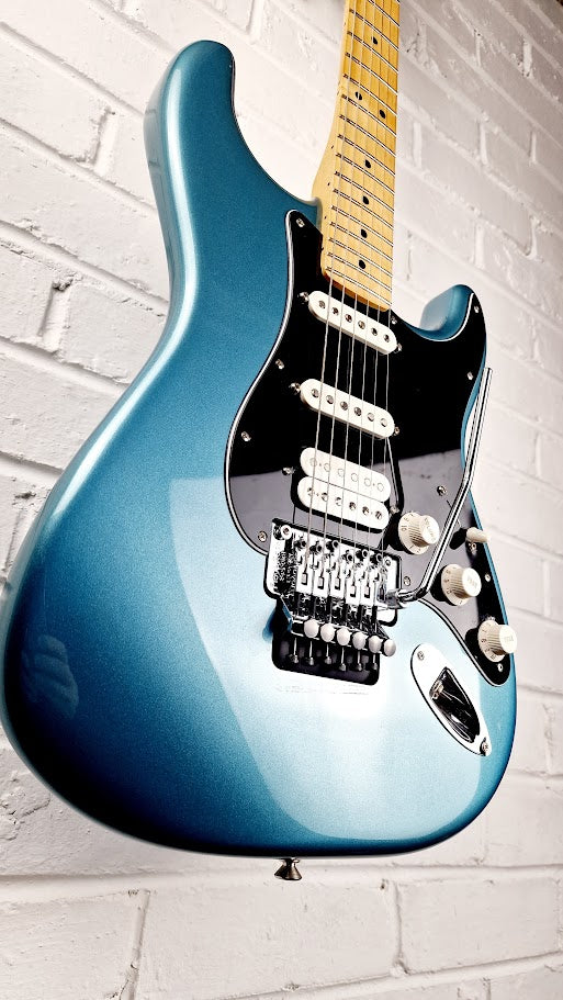 FENDER PLAYER STRATOCASTER FLOYD ROSE HSS TIDEPOOL BLUE ELECTRIC GUITAR