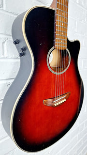 YAMAHA APX-4 CHERRY BURST ACOUSTIC GUITAR