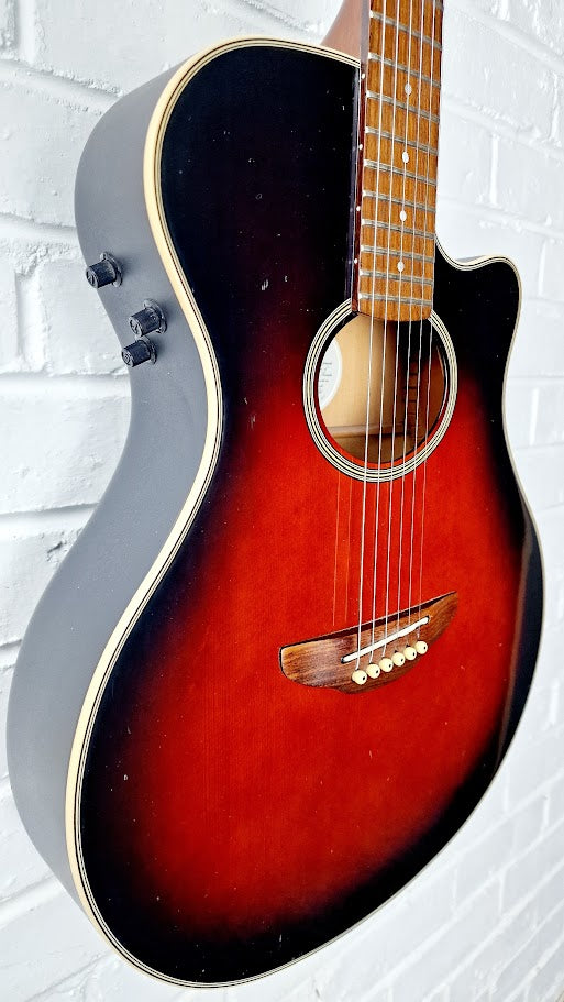 YAMAHA APX-4 CHERRY BURST ACOUSTIC GUITAR