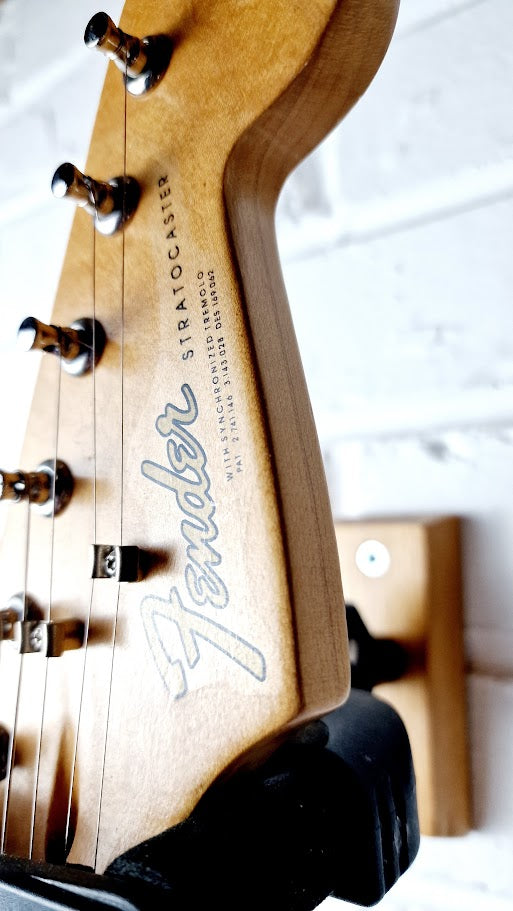 STRATOCASTER PARTSCASTER RED ELECTRIC GUITAR #001