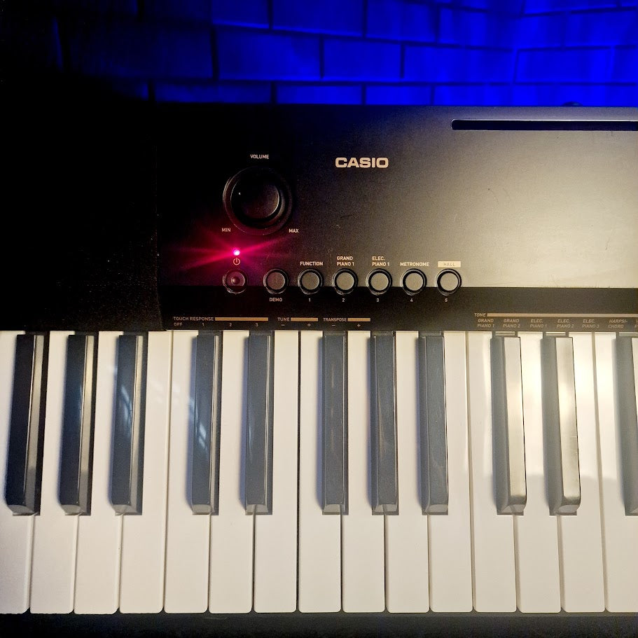 CASIO CDP130 88 KEY TOUCH SENSITIVE BLACK KEYBOARD DIGITAL PIANO