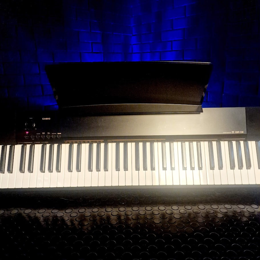CASIO CDP130 88 KEY TOUCH SENSITIVE BLACK KEYBOARD DIGITAL PIANO