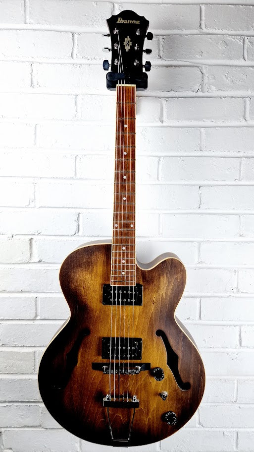 IBANEZ AF55 TF TOBACCO FLAT SEMI HOLLOW ELECTRIC GUITAR