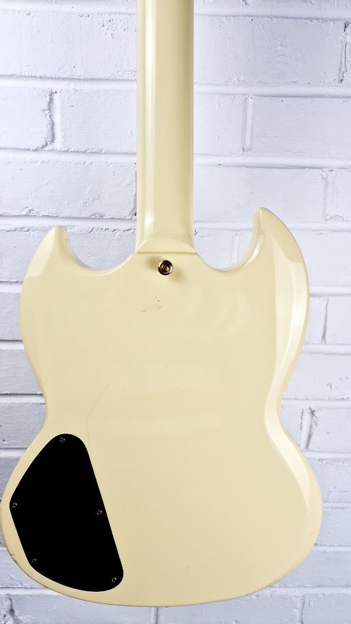 EPIPHONE LES PAUL CUSTOM SG G400 TRIPLE PICKUP IVORY ELECTRIC GUITAR