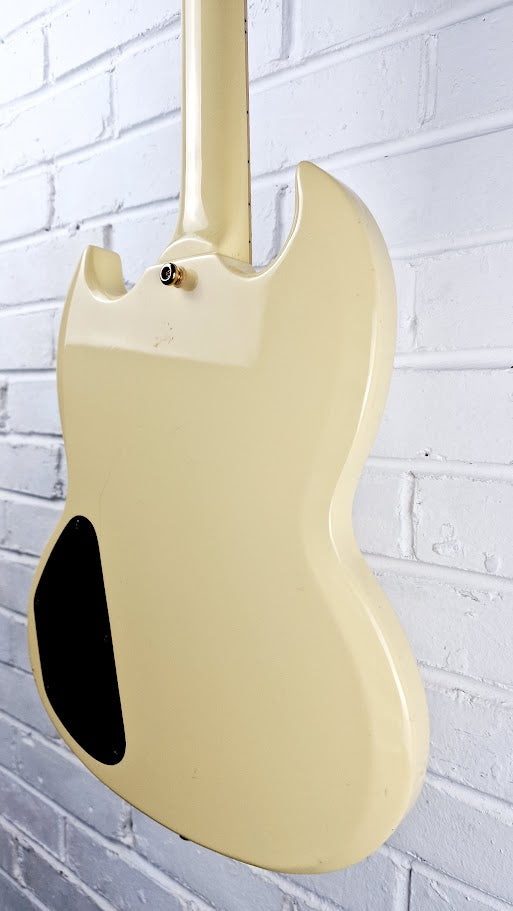 EPIPHONE LES PAUL CUSTOM SG G400 TRIPLE PICKUP IVORY ELECTRIC GUITAR