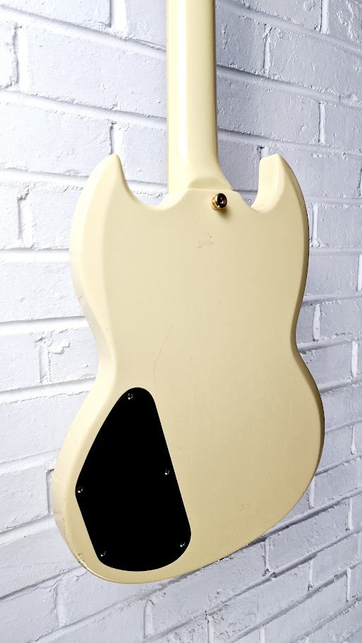 EPIPHONE LES PAUL CUSTOM SG G400 TRIPLE PICKUP IVORY ELECTRIC GUITAR