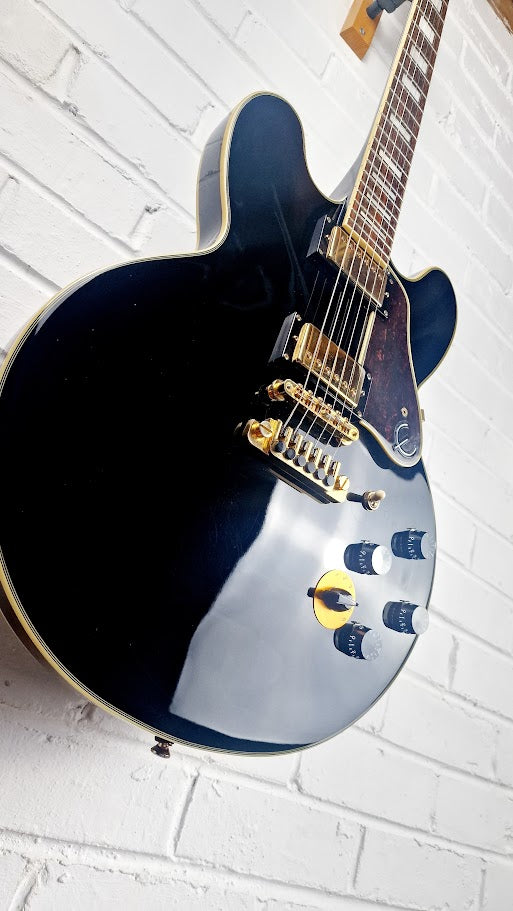 EPIPHONE BB KING LUCILLE EBONY ELECTRIC GUITAR + HARD CASE