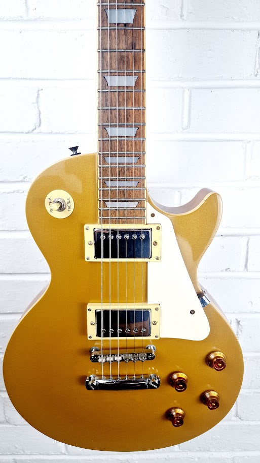 EPIPHONE LES PAUL STANDARD METALLIC GOLD TOP KOREA ELECTRIC GUITAR