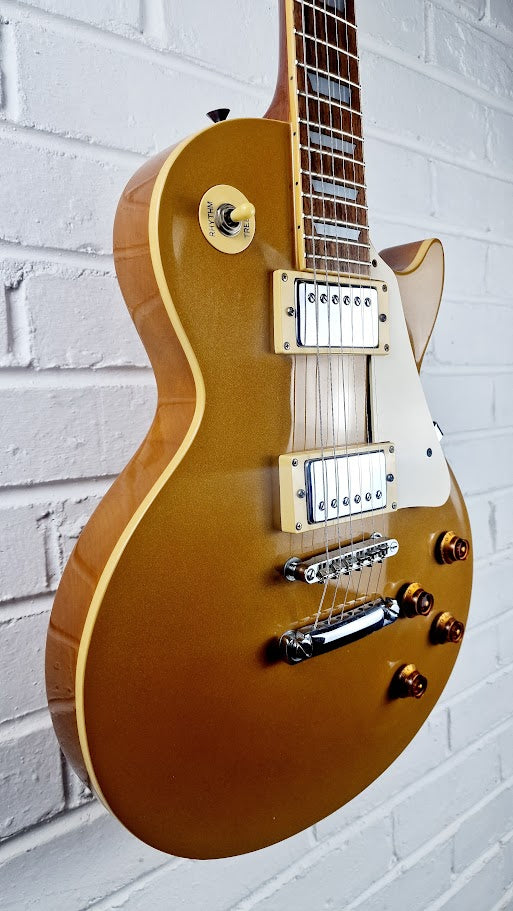 EPIPHONE LES PAUL STANDARD METALLIC GOLD TOP KOREA ELECTRIC GUITAR