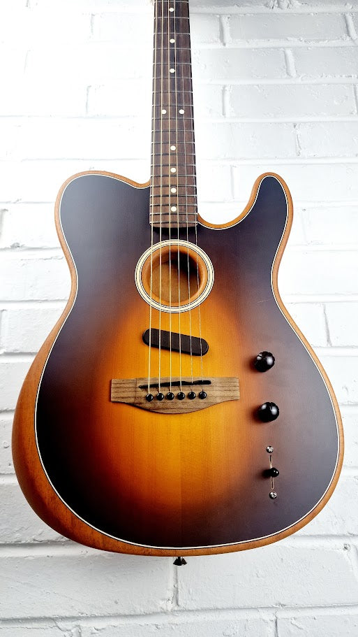 FENDER ACOUSTASONIC PLAYER TELECASTER SHADOW BURST ELECTRIC GUITAR