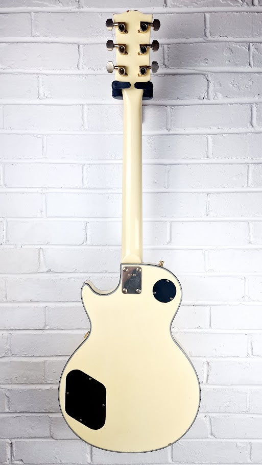 COLUMBUS VINTAGE 1970S IVORY WHITE LES PAUL ELECTRIC GUITAR