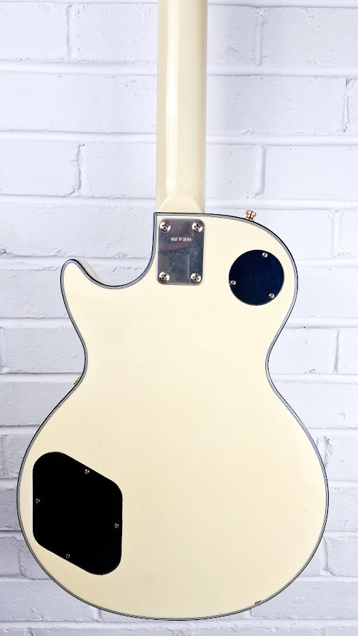 COLUMBUS VINTAGE 1970S IVORY WHITE LES PAUL ELECTRIC GUITAR
