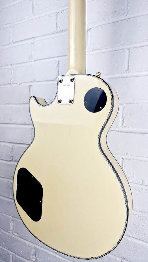 COLUMBUS VINTAGE 1970S IVORY WHITE LES PAUL ELECTRIC GUITAR