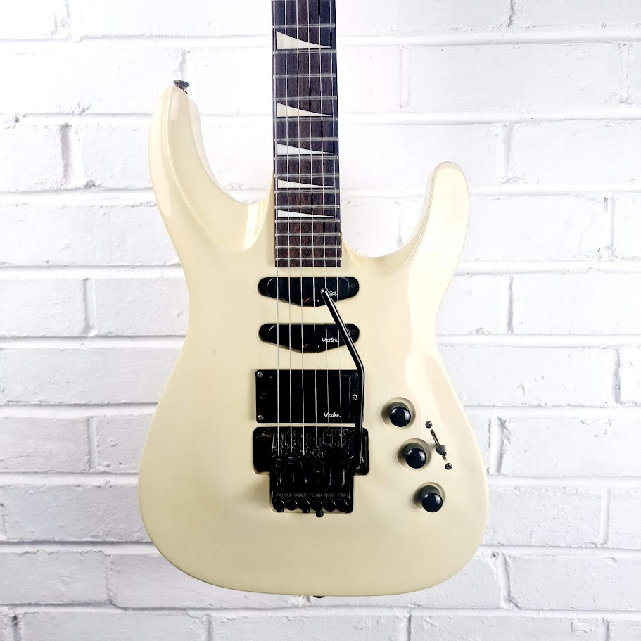 VESTER SUPER STRAT ANTIQUE WHITE 1980s ELECTRIC GUITAR