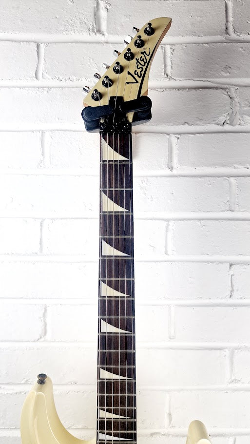 VESTER SUPER STRAT ANTIQUE WHITE 1980s ELECTRIC GUITAR