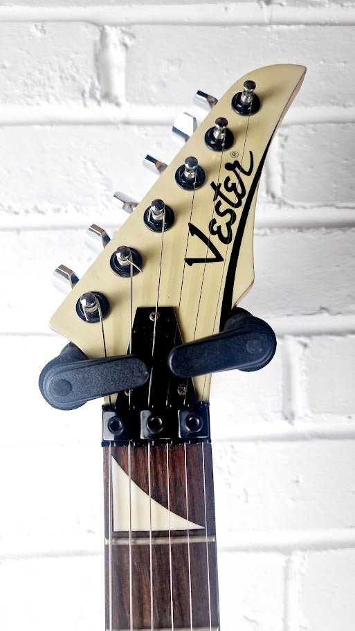 VESTER SUPER STRAT ANTIQUE WHITE 1980s ELECTRIC GUITAR