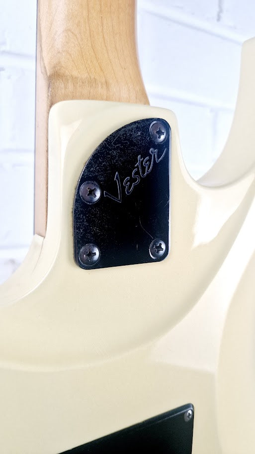 VESTER SUPER STRAT ANTIQUE WHITE 1980s ELECTRIC GUITAR