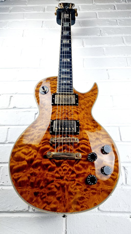 SPEAR RD250 LES PAUL TIGER QUILTED TOP ELECTRIC GUITAR