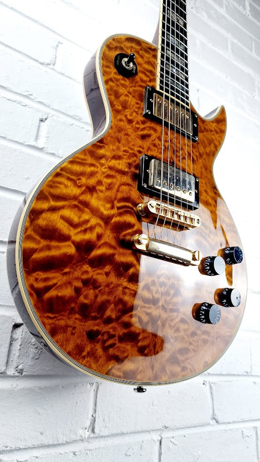 SPEAR RD250 LES PAUL TIGER QUILTED TOP ELECTRIC GUITAR