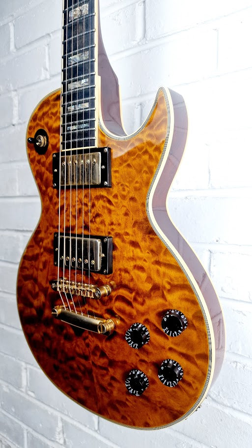 SPEAR RD250 LES PAUL TIGER QUILTED TOP ELECTRIC GUITAR