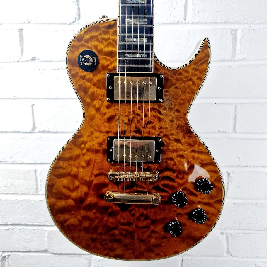 SPEAR RD250 LES PAUL TIGER QUILTED TOP ELECTRIC GUITAR