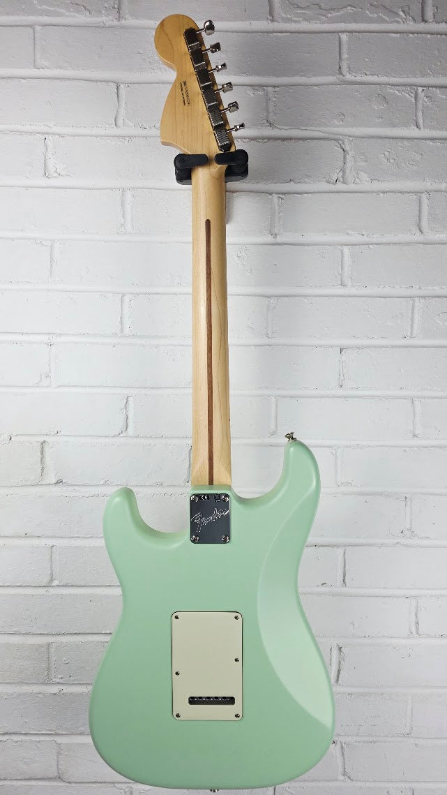 FENDER AMERICAN PERFORMER STRATOCASTER HSS SATIN SURF GREEN + HARD CASE