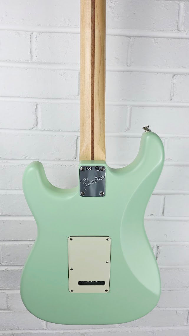 FENDER AMERICAN PERFORMER STRATOCASTER HSS SATIN SURF GREEN + HARD CASE