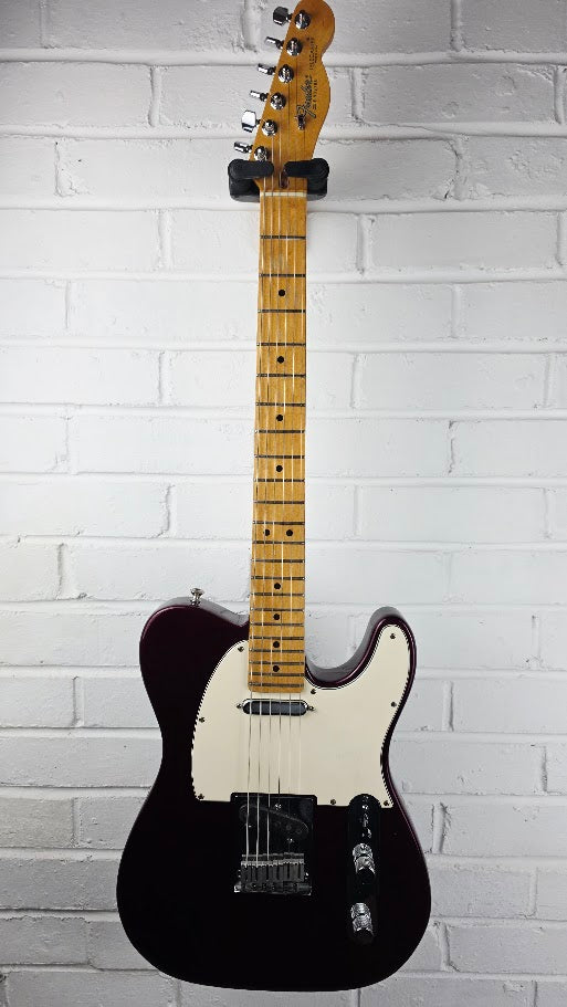 FENDER AMERICAN STANDARD TELECASTER 1989 MIDNIGHT WINE ELECTRIC GUITAR