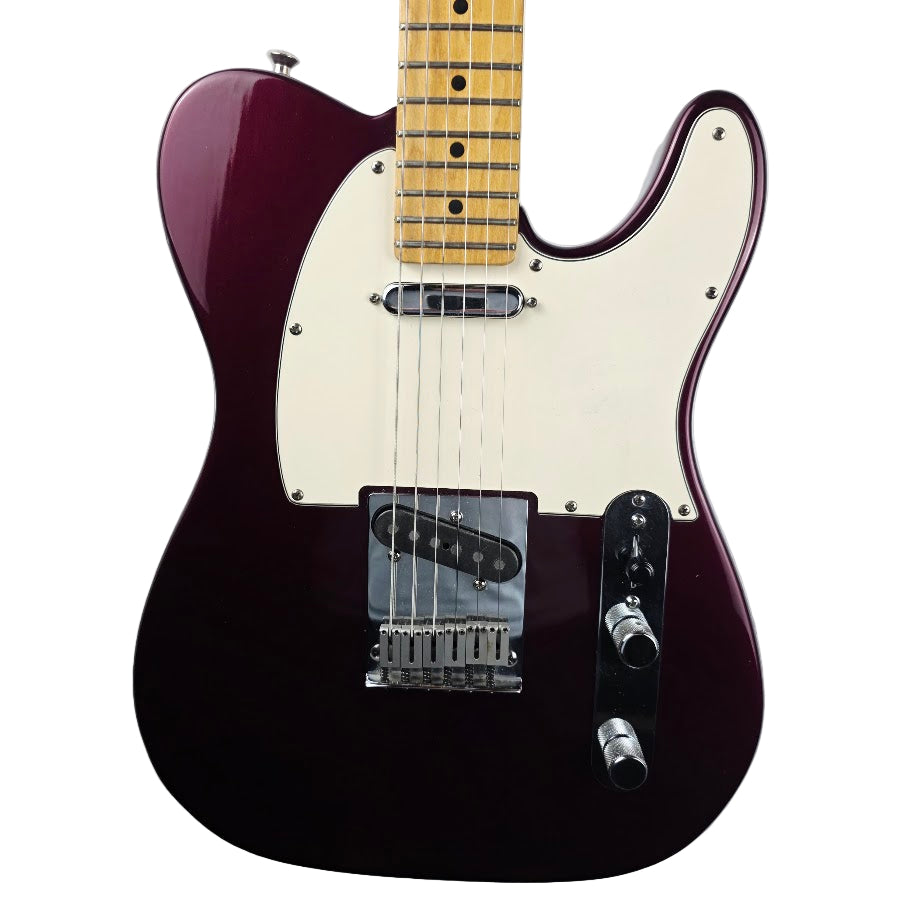 FENDER AMERICAN STANDARD TELECASTER 1989 MIDNIGHT WINE ELECTRIC GUITAR