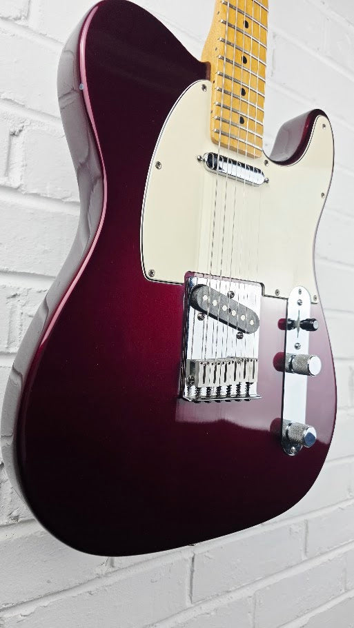 FENDER AMERICAN STANDARD TELECASTER 1989 MIDNIGHT WINE ELECTRIC GUITAR