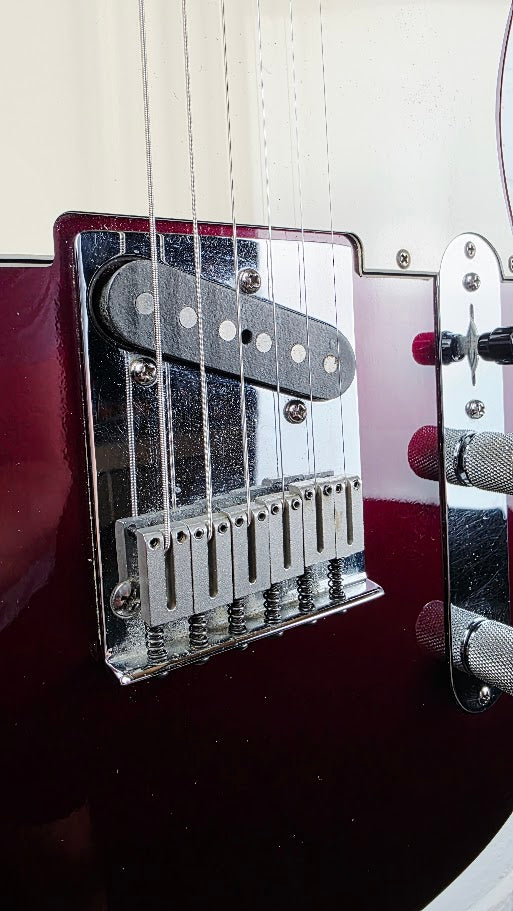 FENDER AMERICAN STANDARD TELECASTER 1989 MIDNIGHT WINE ELECTRIC GUITAR