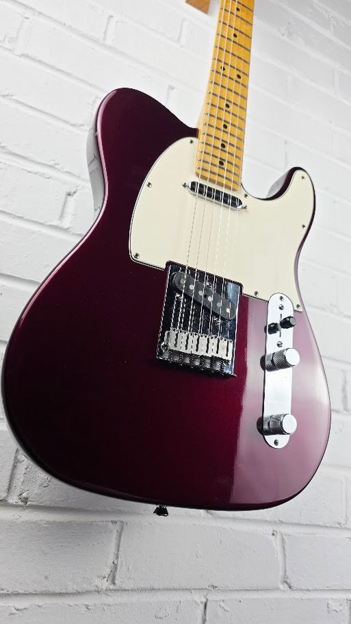 FENDER AMERICAN STANDARD TELECASTER 1989 MIDNIGHT WINE ELECTRIC GUITAR