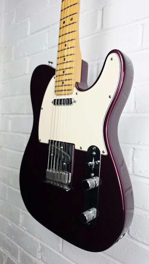 FENDER AMERICAN STANDARD TELECASTER 1989 MIDNIGHT WINE ELECTRIC GUITAR