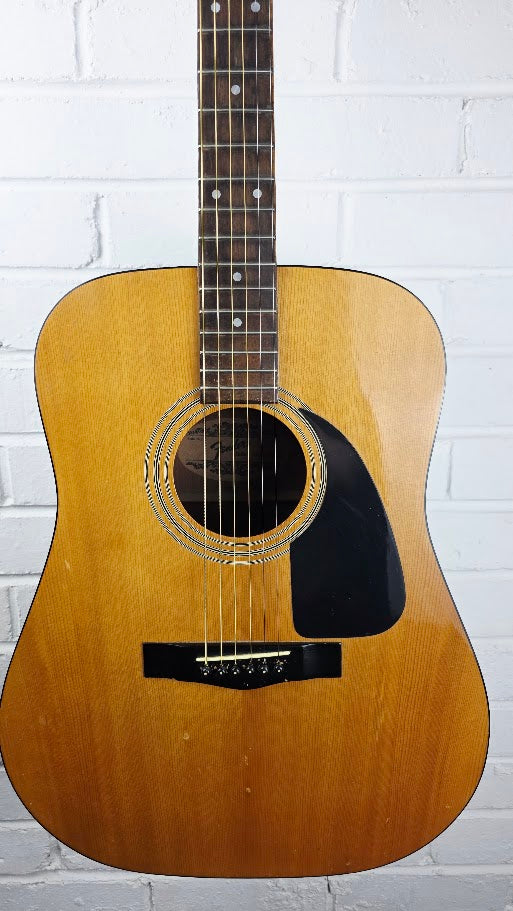 FENDER GEMINI II NATURAL 1980s ACOUSTIC GUITAR