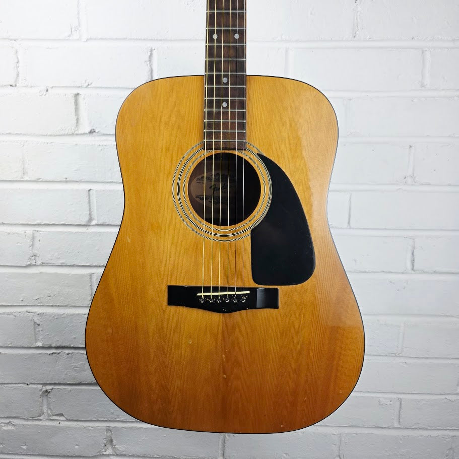 FENDER GEMINI II NATURAL 1980s ACOUSTIC GUITAR