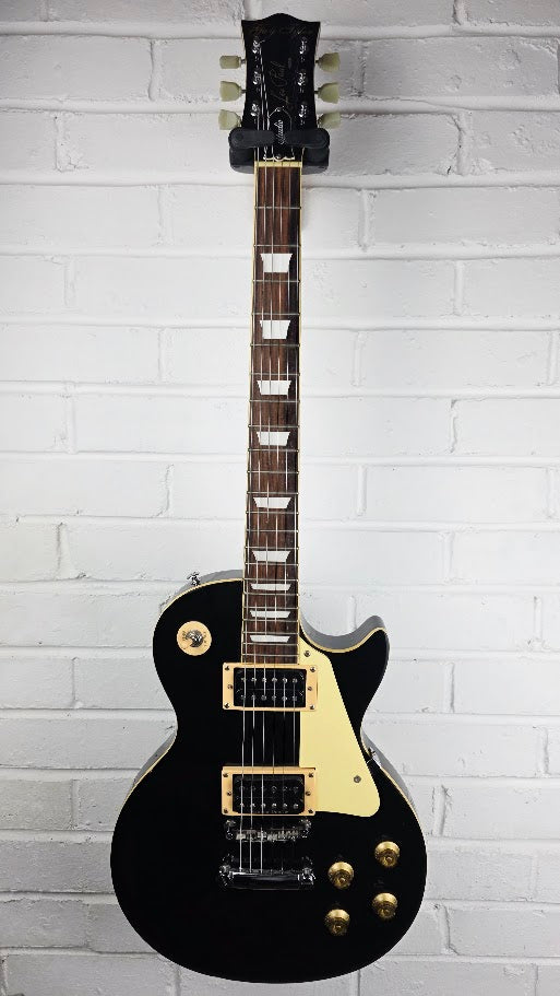 GUY TYLER LES PAUL BLACK ELECTRIC GUITAR