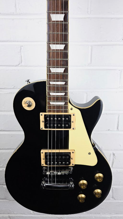 GUY TYLER LES PAUL BLACK ELECTRIC GUITAR