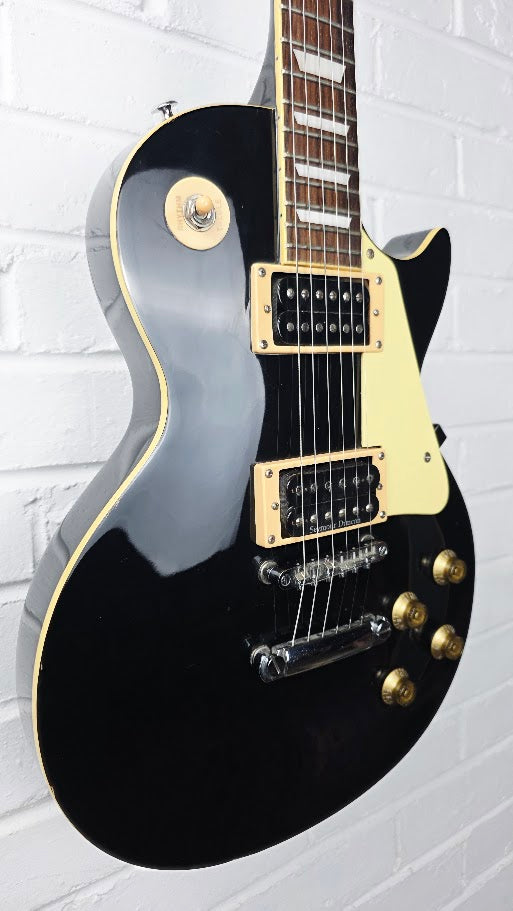 GUY TYLER LES PAUL BLACK ELECTRIC GUITAR