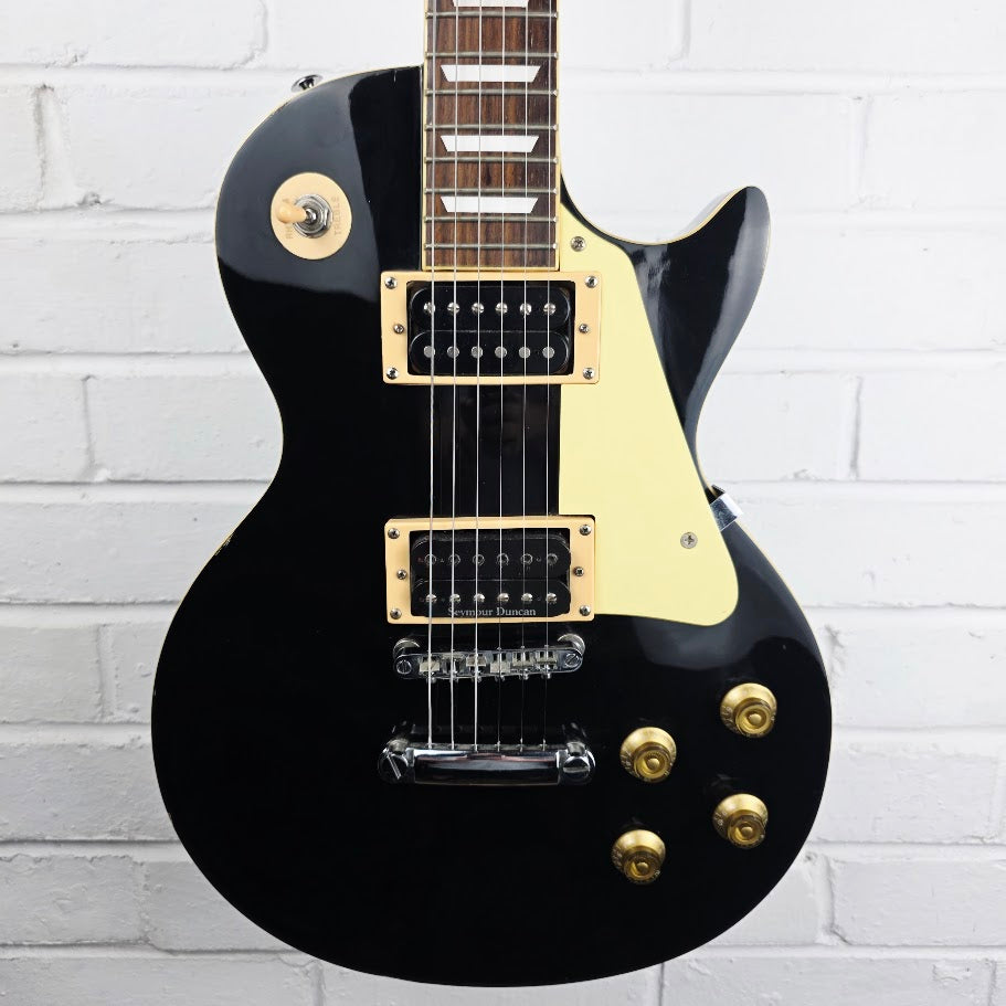 GUY TYLER LES PAUL BLACK ELECTRIC GUITAR